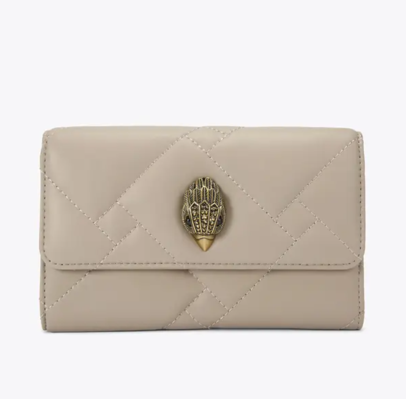 Cartera Kurt Geiger Kensington con cadena taupe