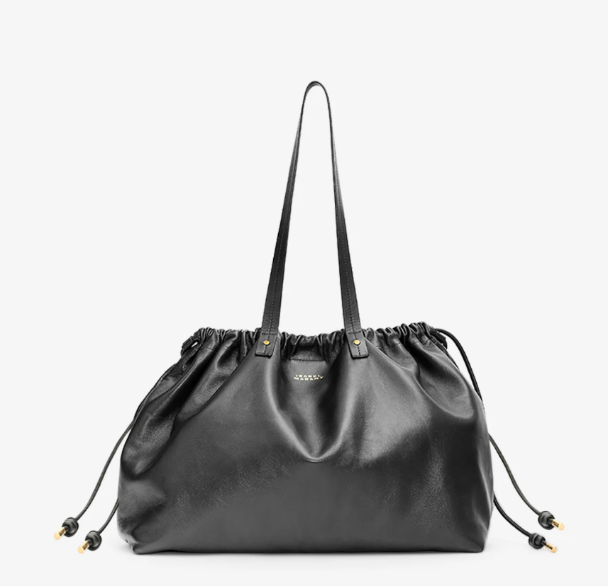 Bolso tote silven e/w de piel brillante black
