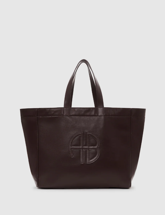 Bolso grande Rio Cuero reciclado marrón oscuro